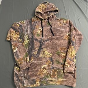 Custom Camo By Thunder Sportswear Pullover Hoodie Mens 2XL Camo Hunting‎ Timber
